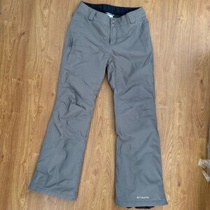 COLUMBIA Women's Size Medium Ski/Snow Pants in gray